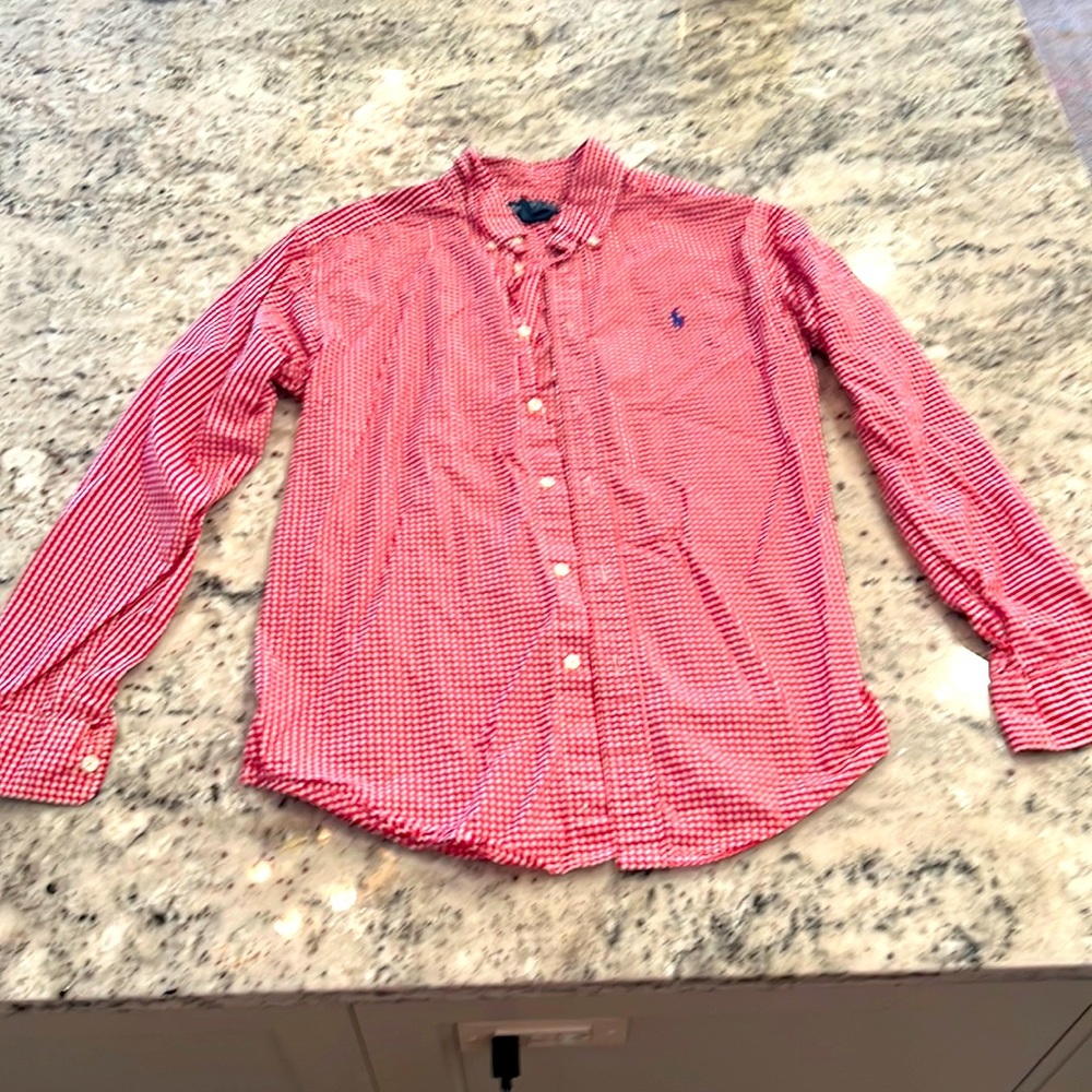 🔥Red Plaid Ralph Lauren Polo🔥